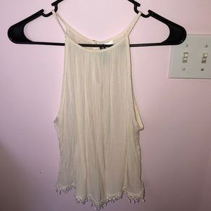 H & M cream top